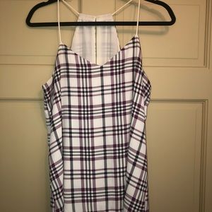 Plaid Strappy Camisole sz M